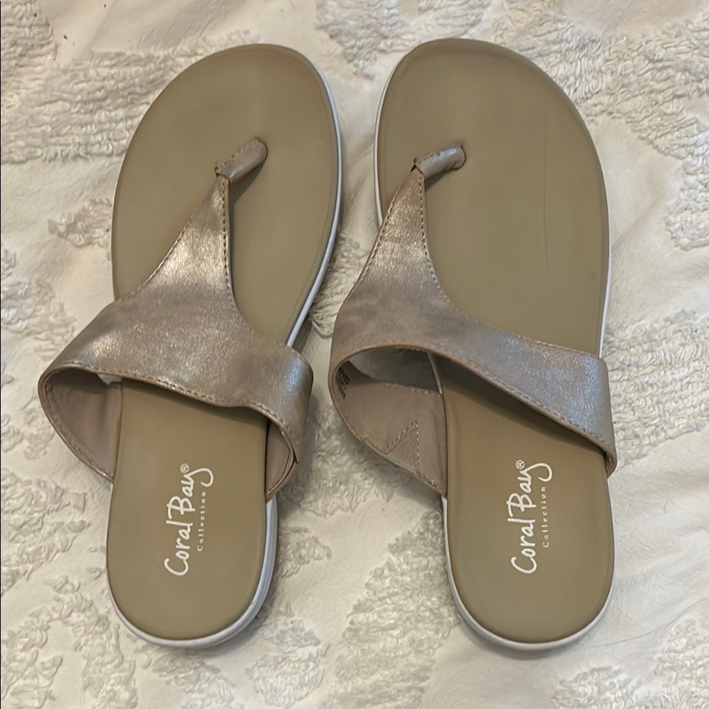 Coral Bay Women's Metallic Sandals